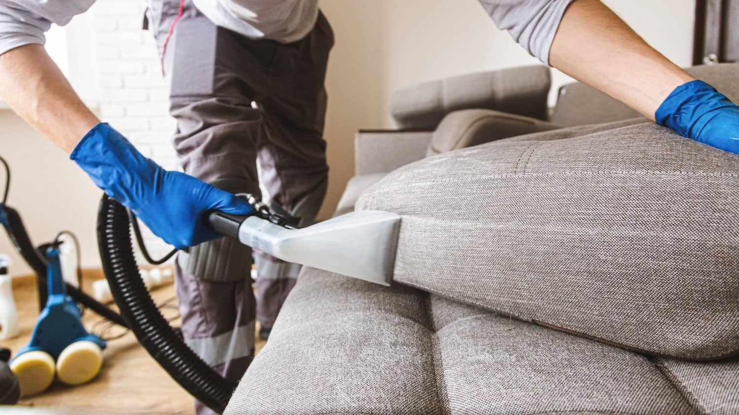 Dustrixi upholstery cleaning work